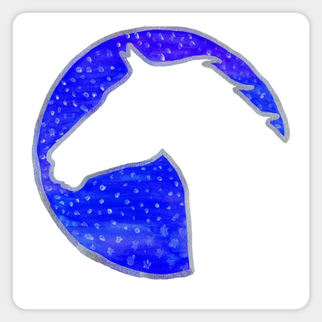 Horse silhouette Sticker by Shyflyer